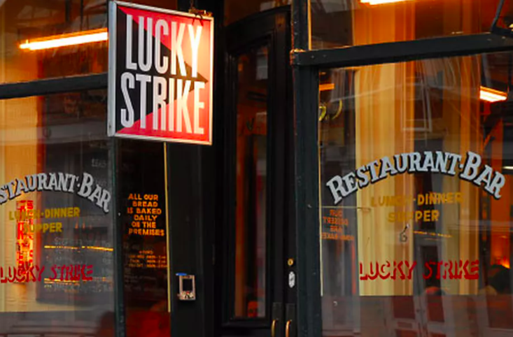 chiusure a New York - Lucky Strike