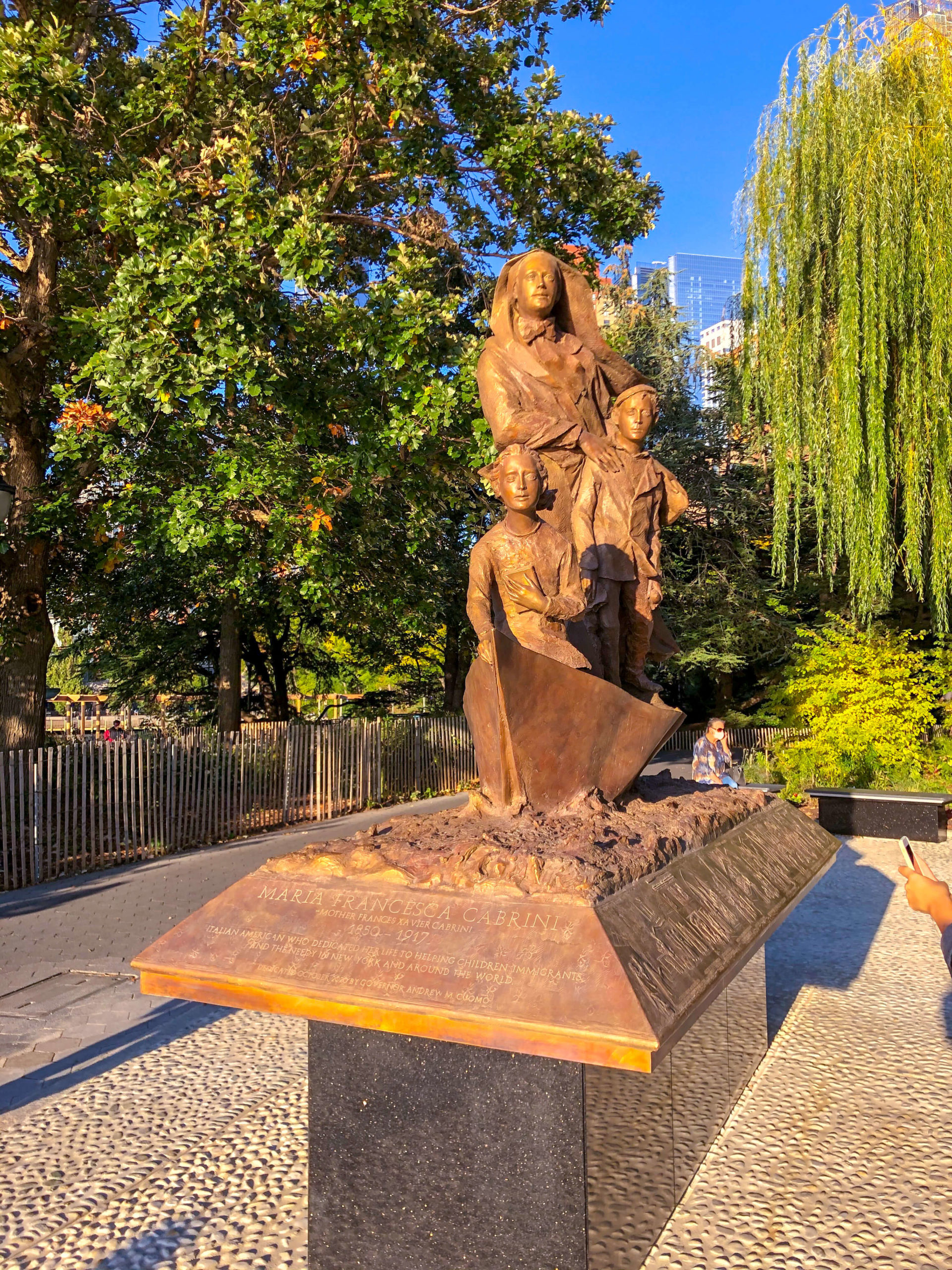 statua di Francesca Saverio Cabrini