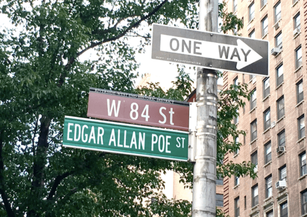 Edgar Allan Poe a New York Upper West Side