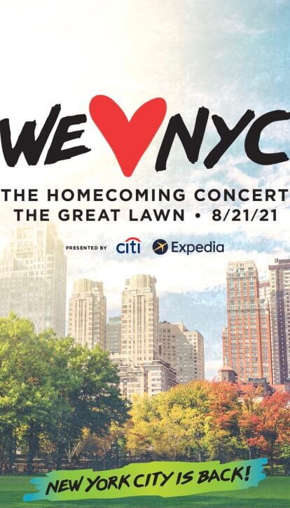 Concerti a New York in estate: “WE LOVE NYC: The Homecoming Concert” a Central Park