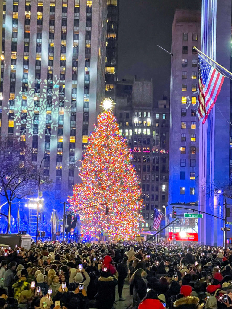 Albero Natale a New York: Accensione del Rockefeller Center Christmas Tree