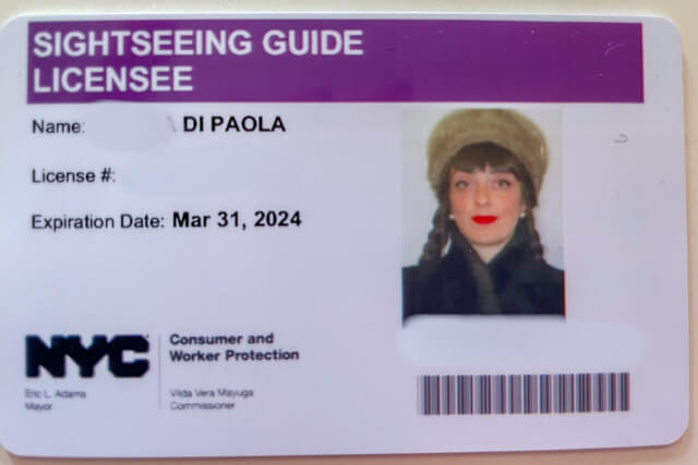Sightseeing Guide Licence