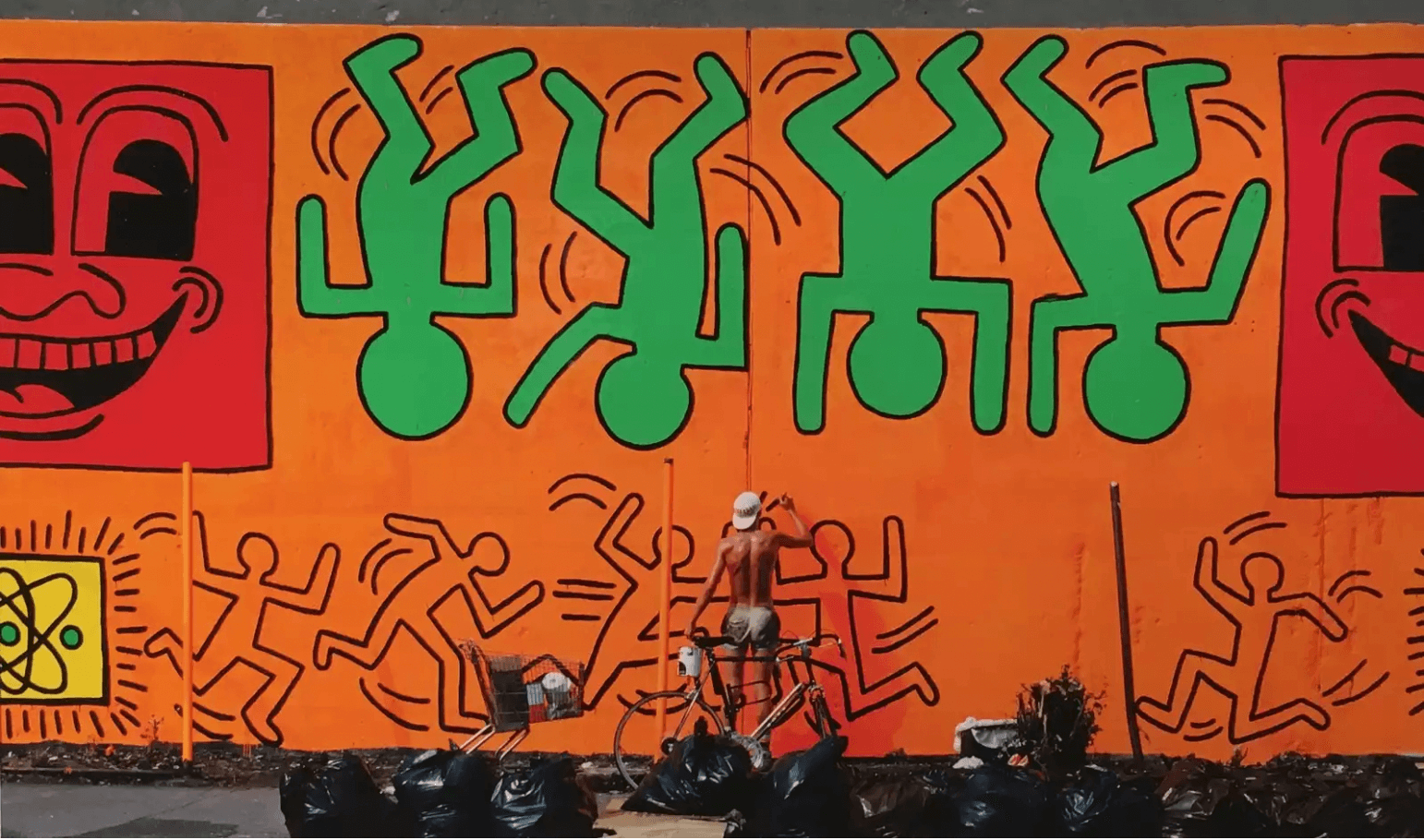 street art a New York Bowery Wall Keith Haring