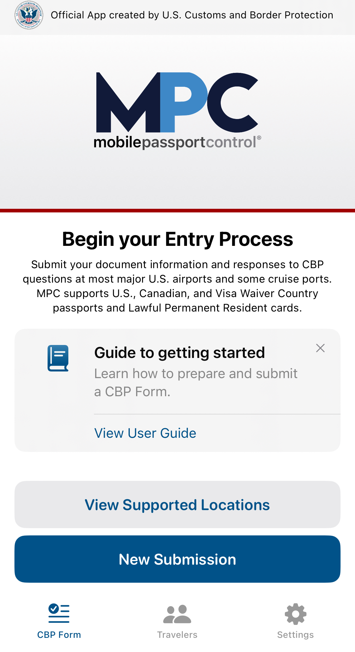 Mobile Passport Control (MPC): l'App per entrare negli USA
